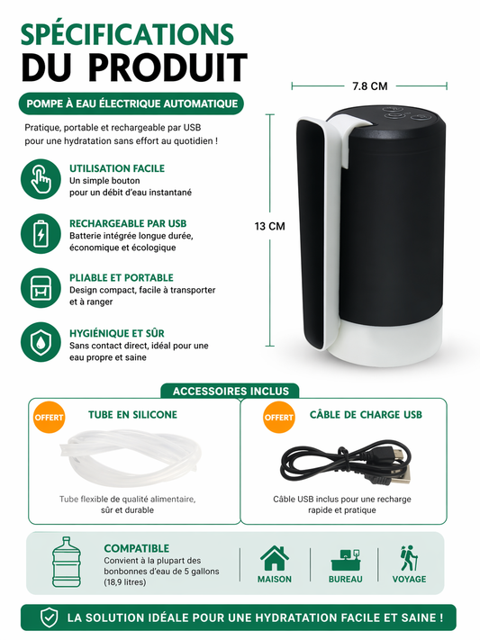 AquaFlow™ – La Pompe Automatique Qui Transforme Ton Quotidien