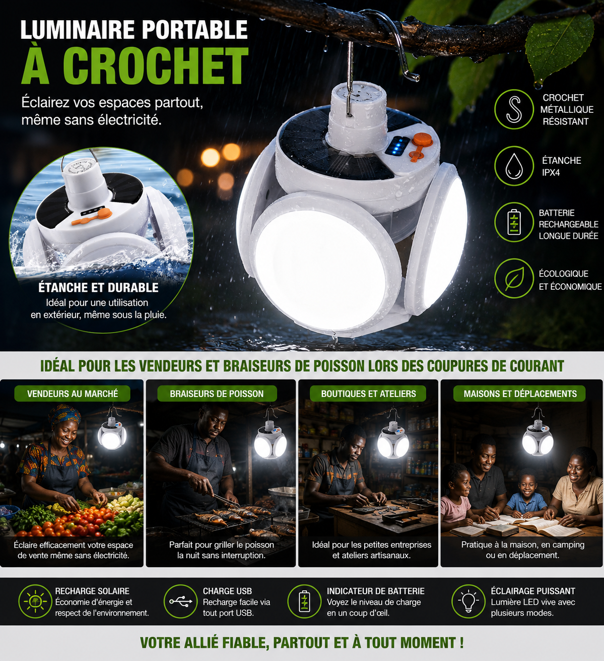 SOLARSAFE™ PRO - La lumière qui reste quand tout s’éteint